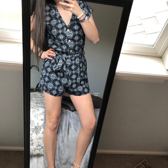 Staccato Floral Romper - Picture 1 of 7